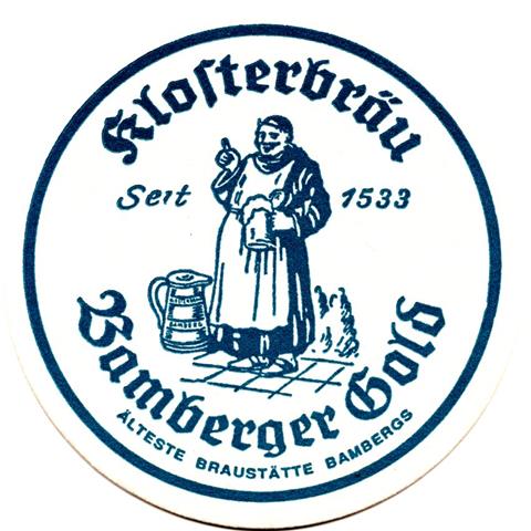 bamberg ba-by kloster rund 2a (215-bamberger gold-schrift fett-blau) 
